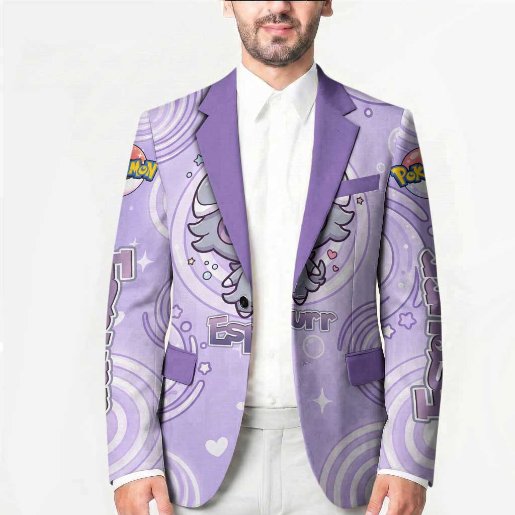 Espurr Blazer Hypnotic Pastel Psychic Swirl Art