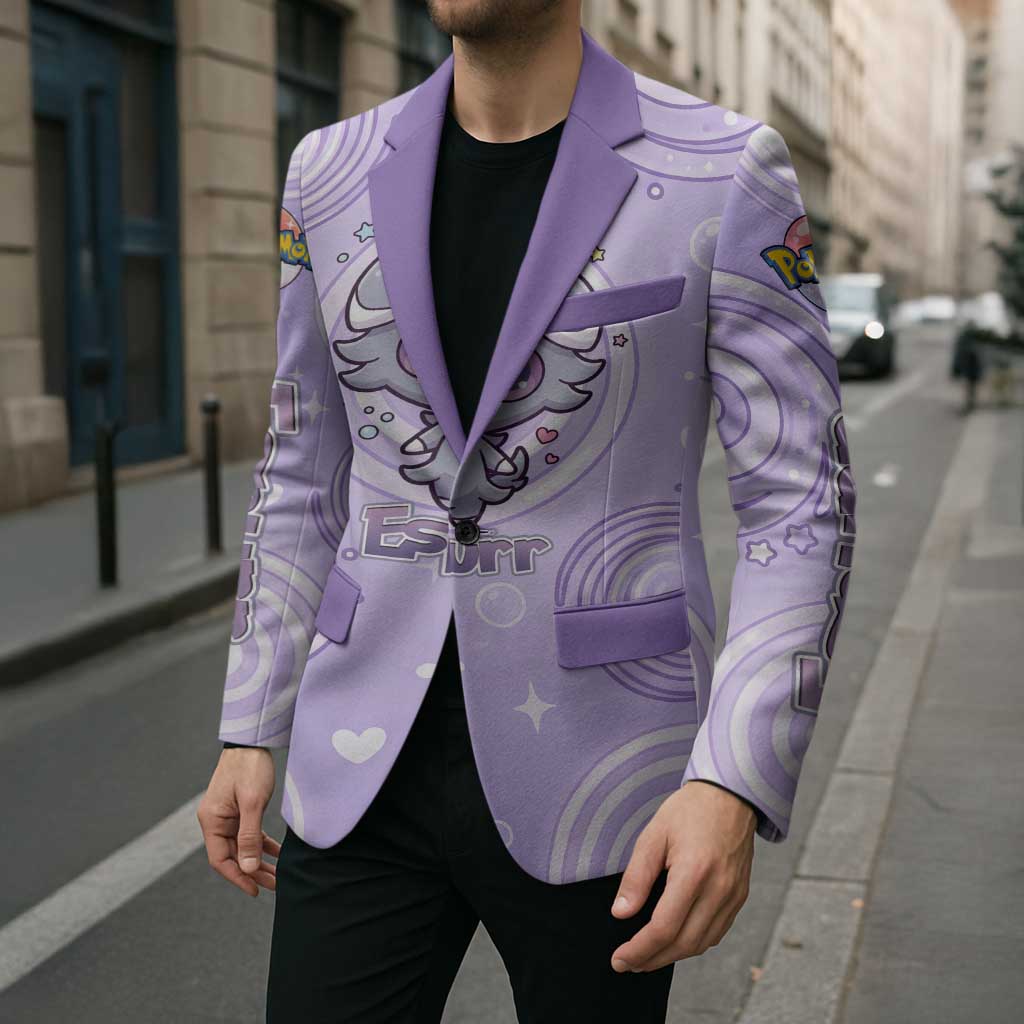 Espurr Blazer Hypnotic Pastel Psychic Swirl Art