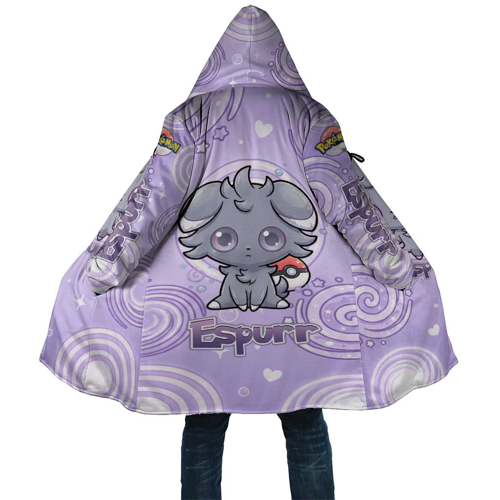 Espurr Cloak Hypnotic Pastel Psychic Swirl Art