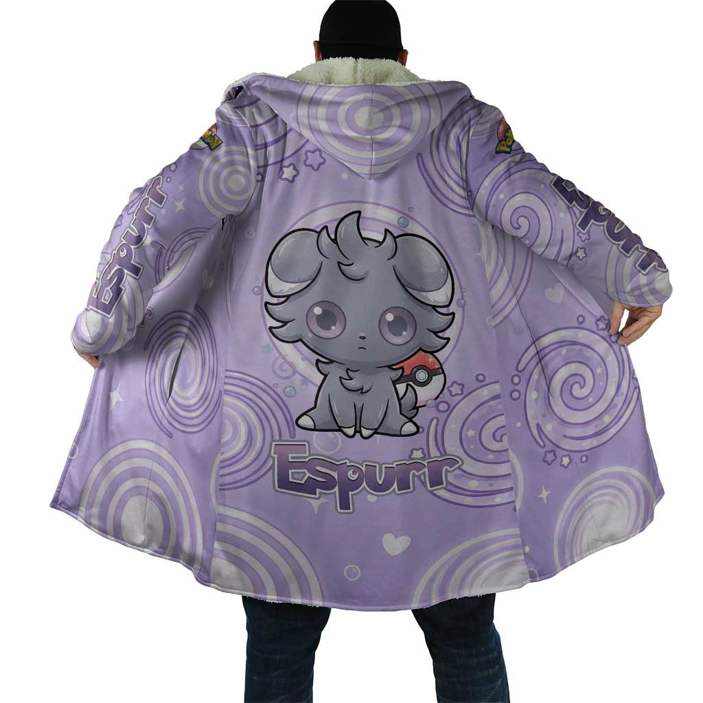 Espurr Cloak Hypnotic Pastel Psychic Swirl Art