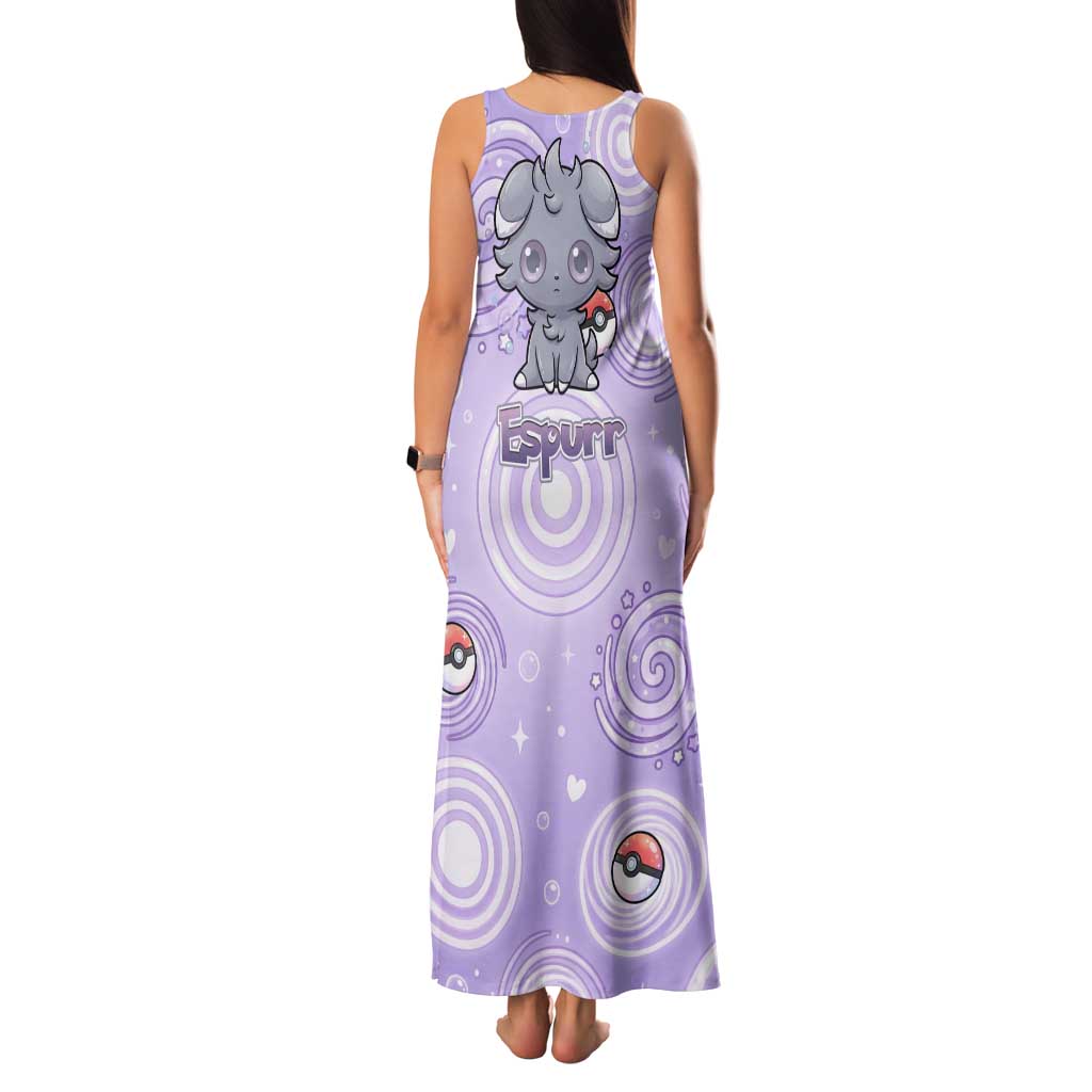 Espurr Family Matching Tank Maxi Dress and Hawaiian Shirt Hypnotic Pastel Psychic Swirl Art