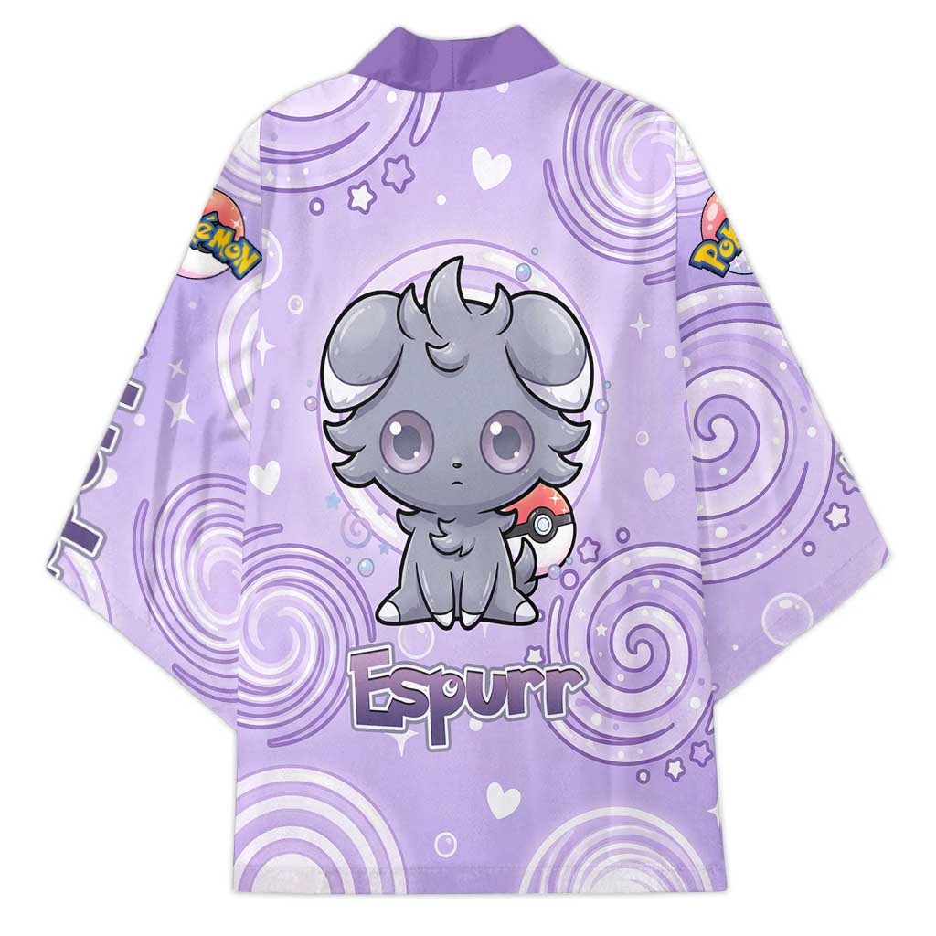 Espurr Kimono Hypnotic Pastel Psychic Swirl Art
