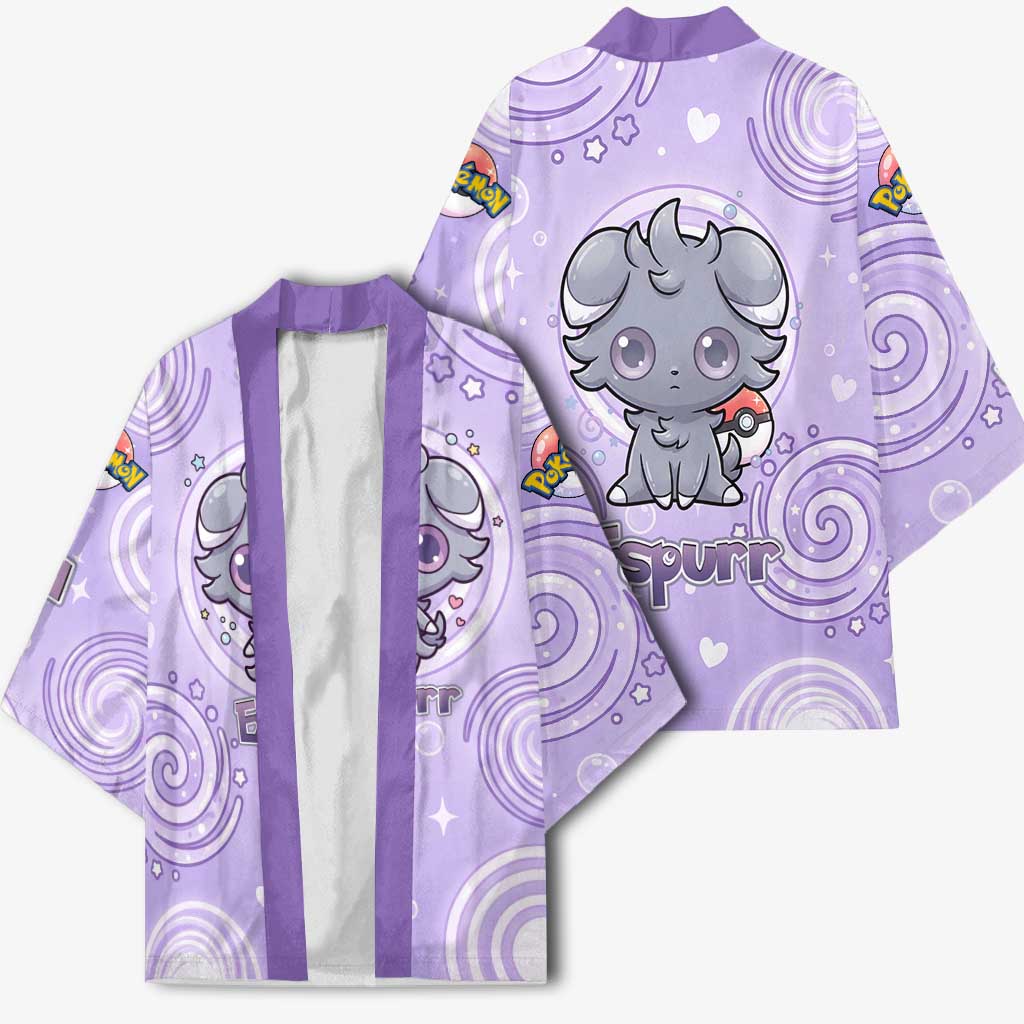 Espurr Kimono Hypnotic Pastel Psychic Swirl Art