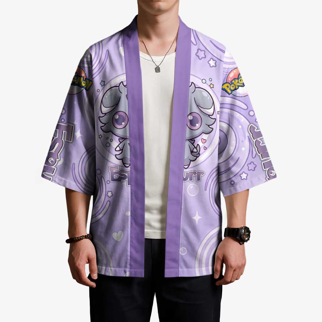 Espurr Kimono Hypnotic Pastel Psychic Swirl Art