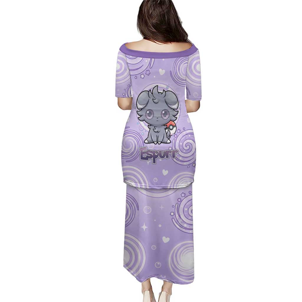 Espurr Puletasi Hypnotic Pastel Psychic Swirl Art