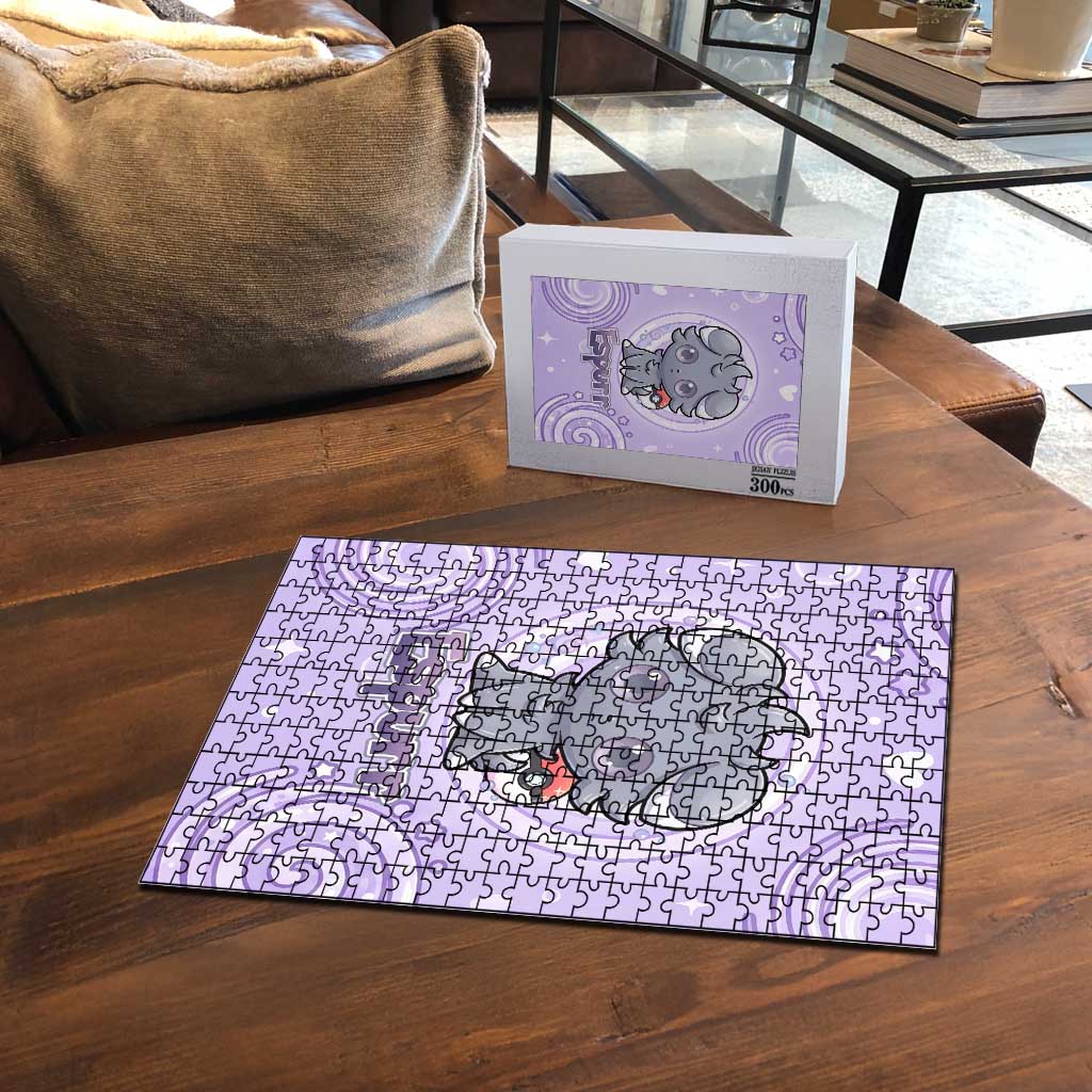 Espurr Puzzle Hypnotic Pastel Psychic Swirl Art