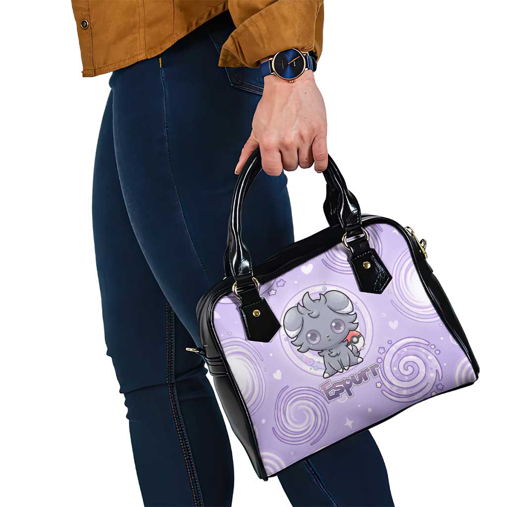 Espurr Shoulder Handbag Hypnotic Pastel Psychic Swirl Art