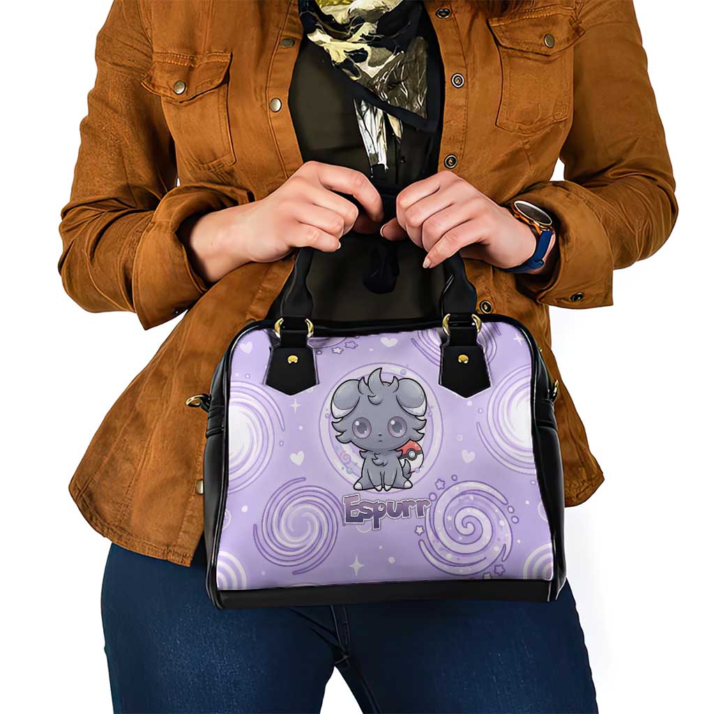 Espurr Shoulder Handbag Hypnotic Pastel Psychic Swirl Art