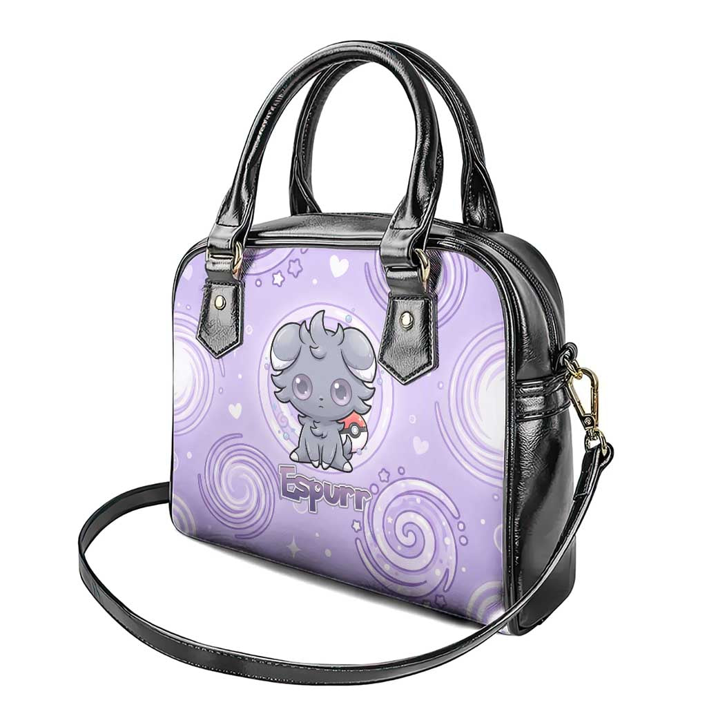 Espurr Shoulder Handbag Hypnotic Pastel Psychic Swirl Art
