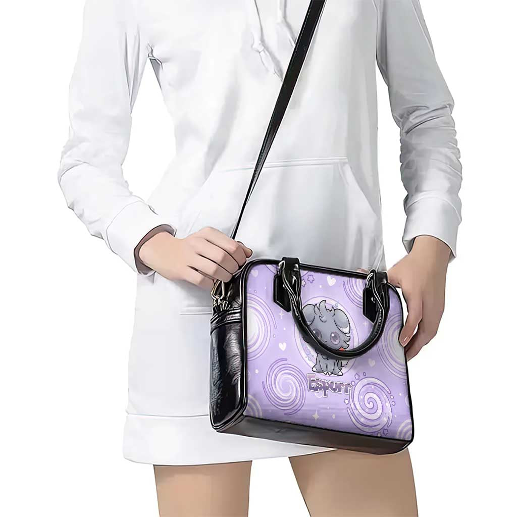Espurr Shoulder Handbag Hypnotic Pastel Psychic Swirl Art