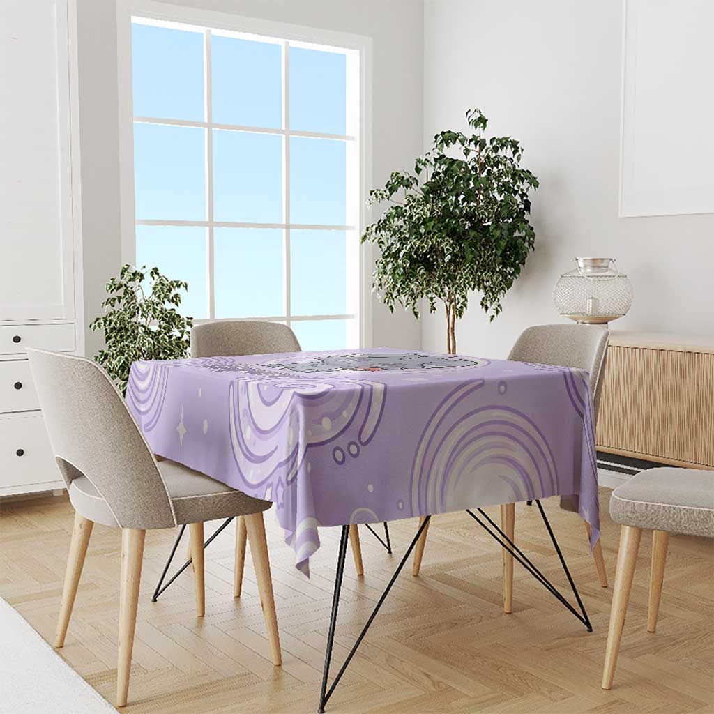 Espurr Tablecloth Hypnotic Pastel Psychic Swirl Art