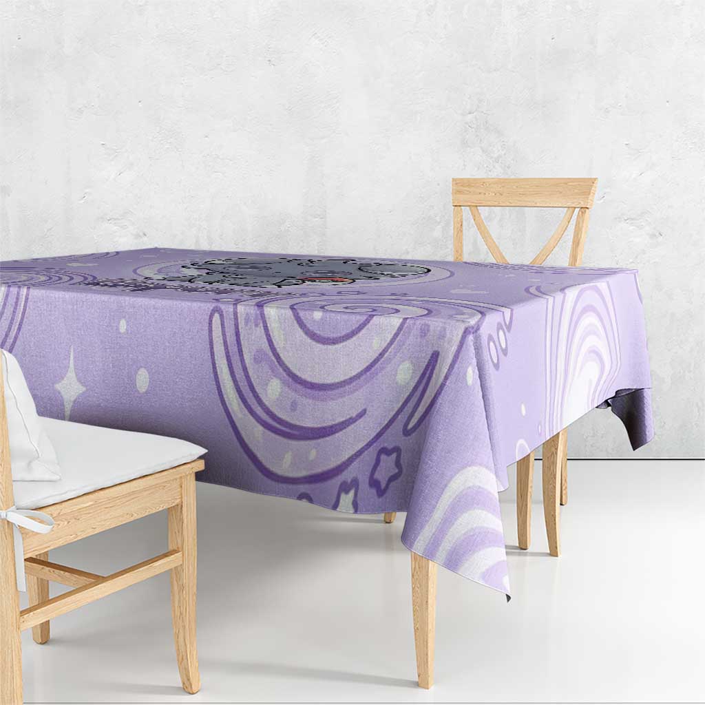 Espurr Tablecloth Hypnotic Pastel Psychic Swirl Art