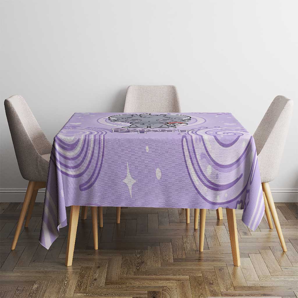 Espurr Tablecloth Hypnotic Pastel Psychic Swirl Art