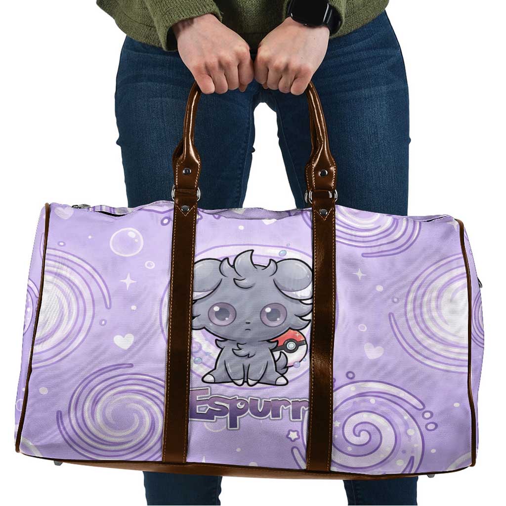 Espurr Travel Bag Hypnotic Pastel Psychic Swirl Art