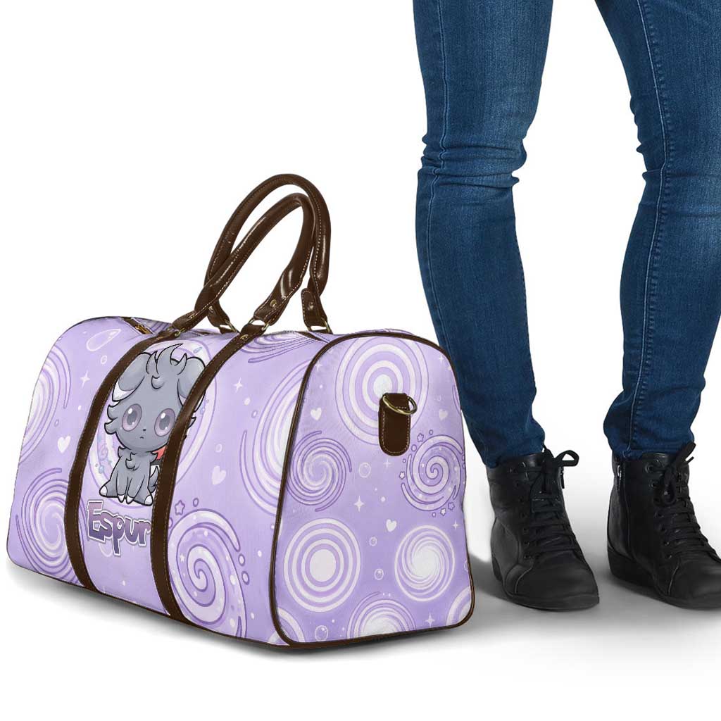 Espurr Travel Bag Hypnotic Pastel Psychic Swirl Art
