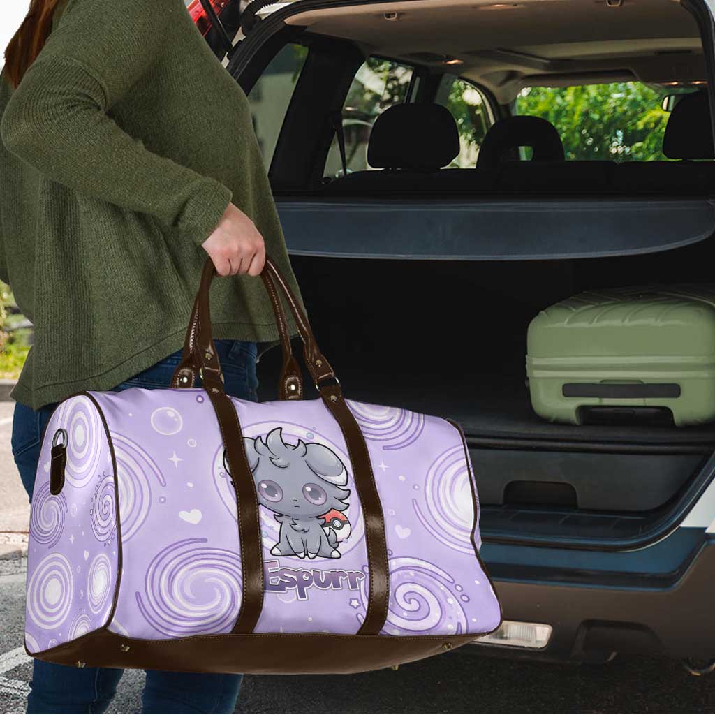 Espurr Travel Bag Hypnotic Pastel Psychic Swirl Art