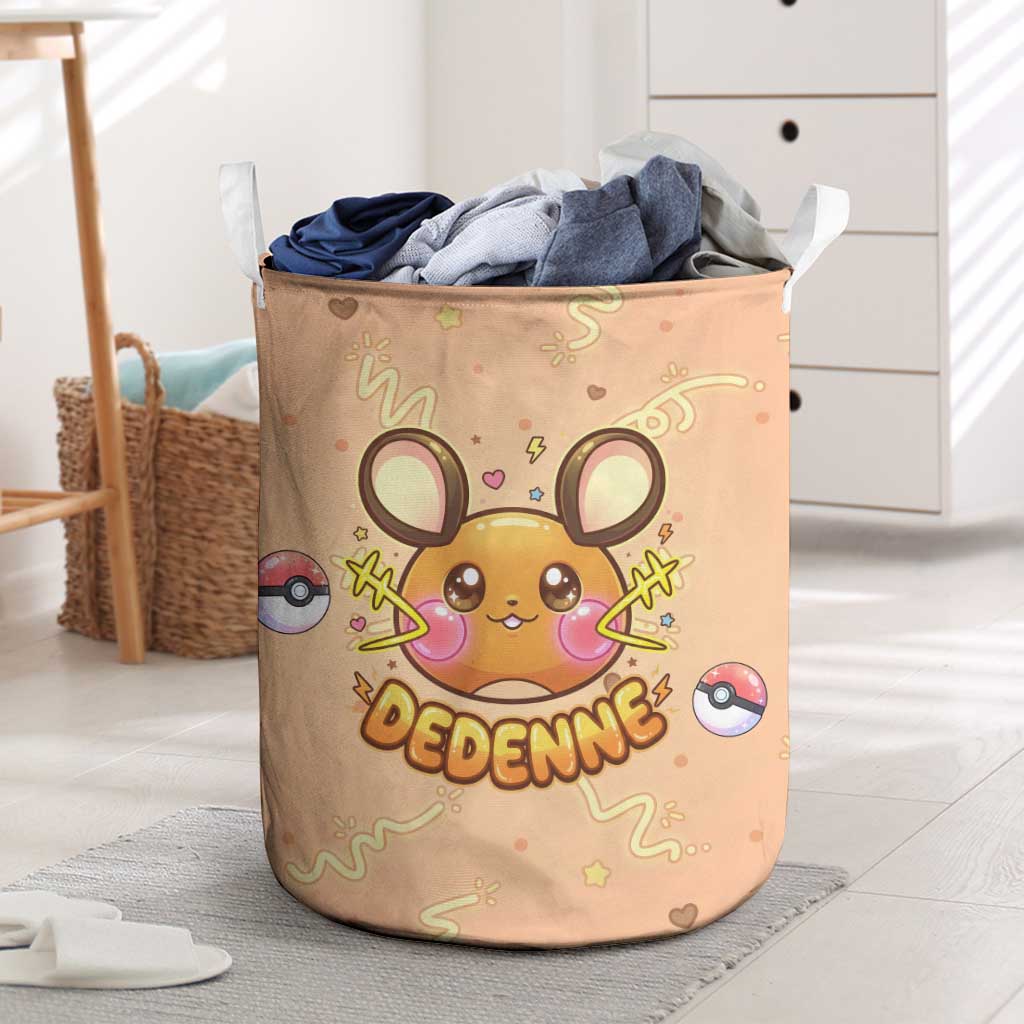 Dedenne Laundry Basket Sweet Electric Berry Pop Art