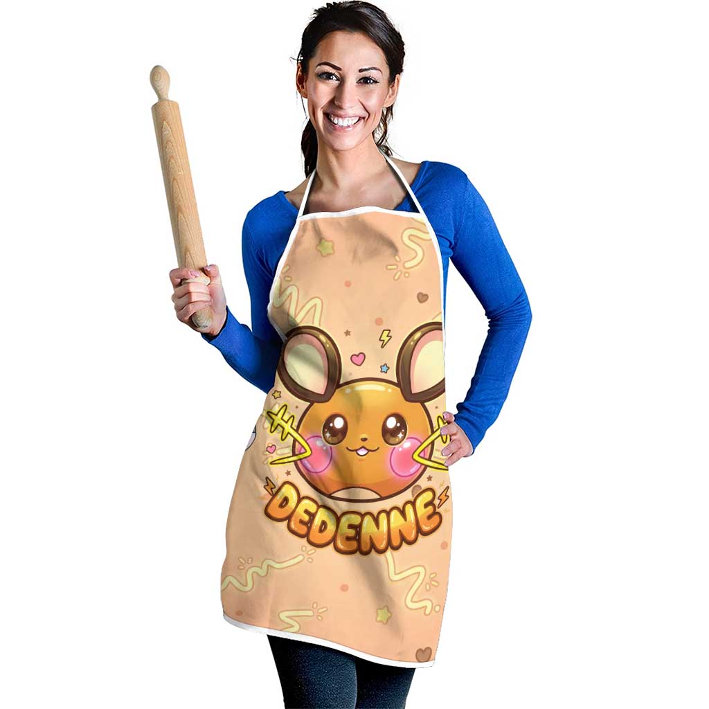 Dedenne Apron Sweet Electric Berry Pop Art