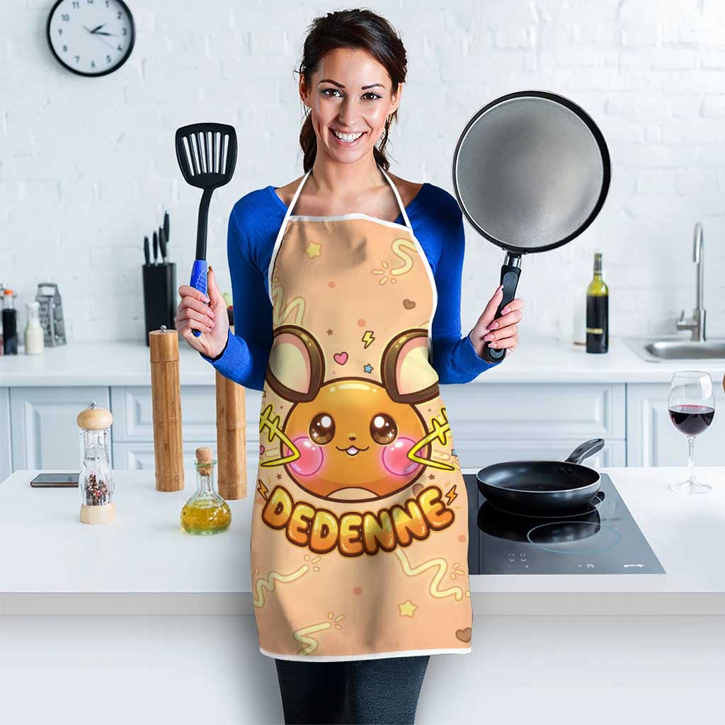 Dedenne Apron Sweet Electric Berry Pop Art