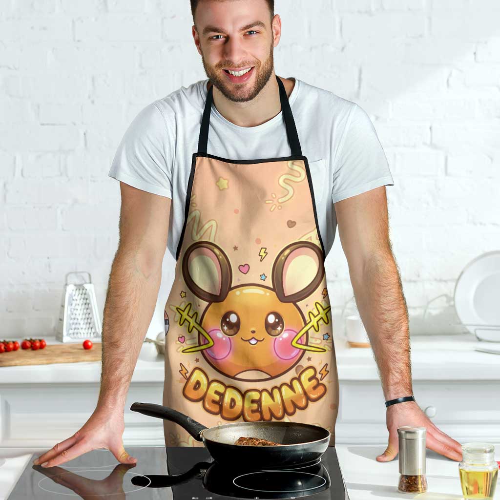 Dedenne Apron Sweet Electric Berry Pop Art