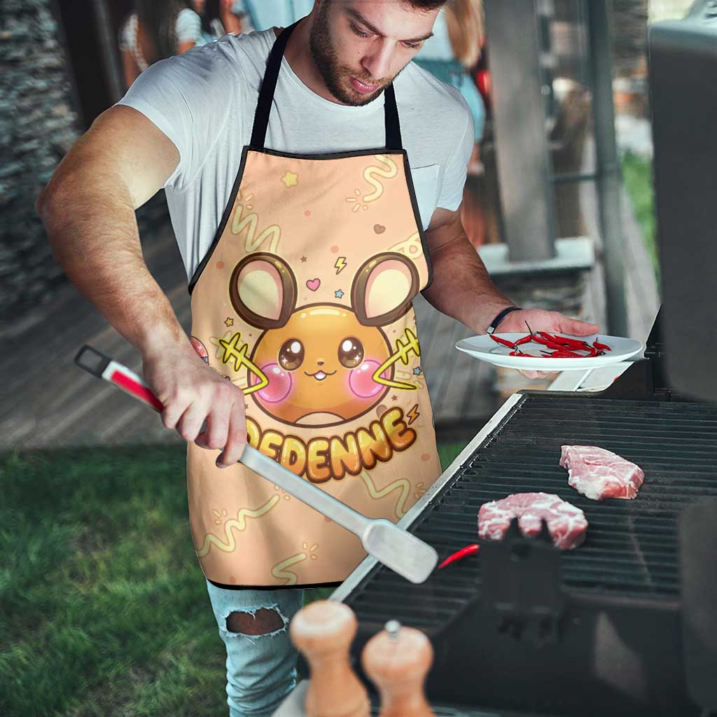 Dedenne Apron Sweet Electric Berry Pop Art