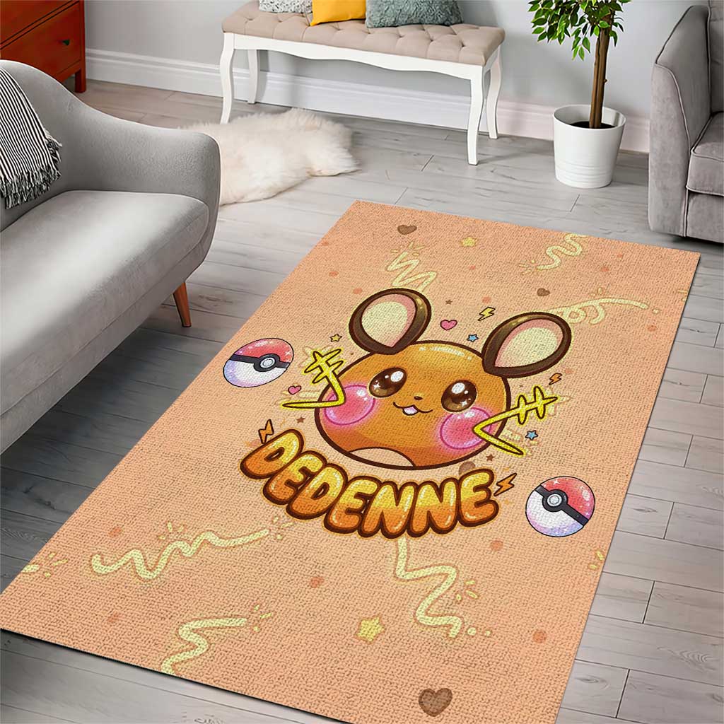 Dedenne Area Rug Sweet Electric Berry Pop Art