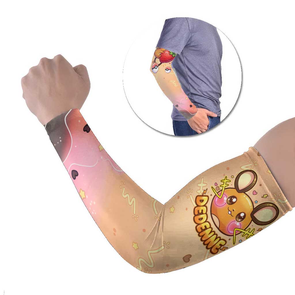 Dedenne Arm Sleeves Sweet Electric Berry Pop Art