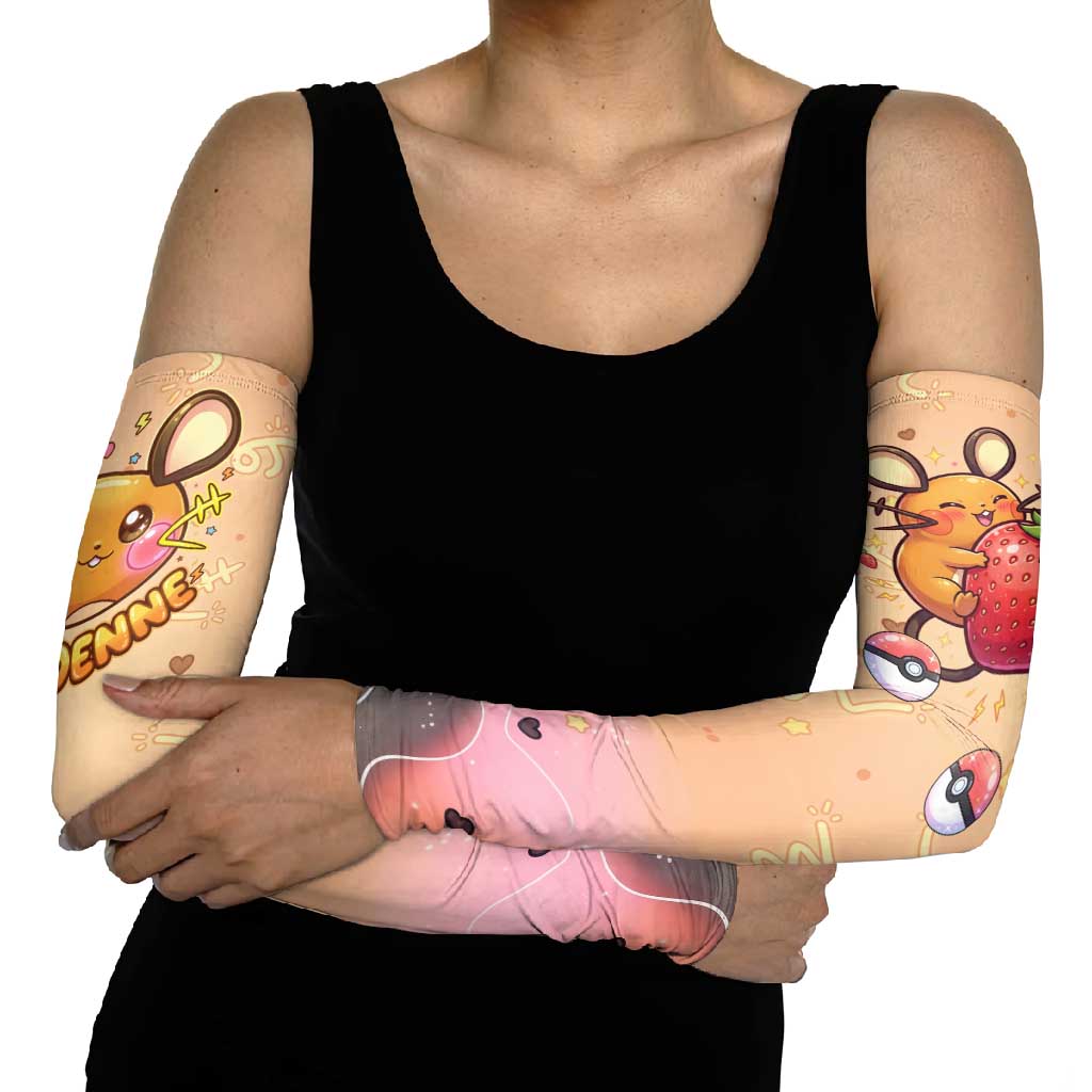 Dedenne Arm Sleeves Sweet Electric Berry Pop Art