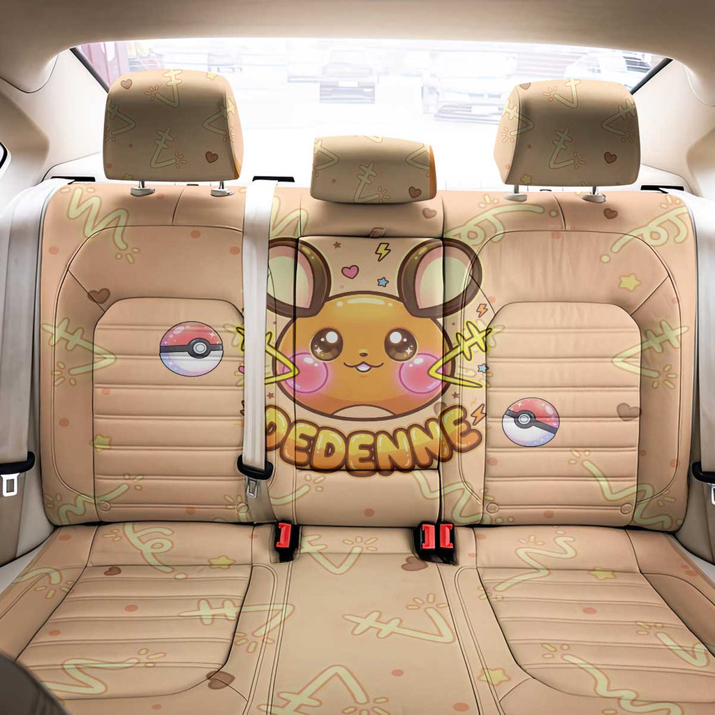Dedenne Back Car Seat Cover Sweet Electric Berry Pop Art