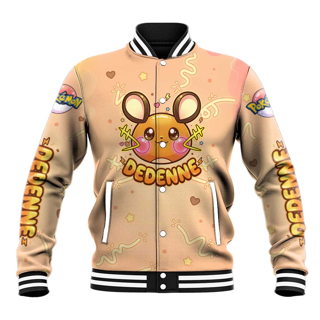 Dedenne Baseball Jacket Sweet Electric Berry Pop Art