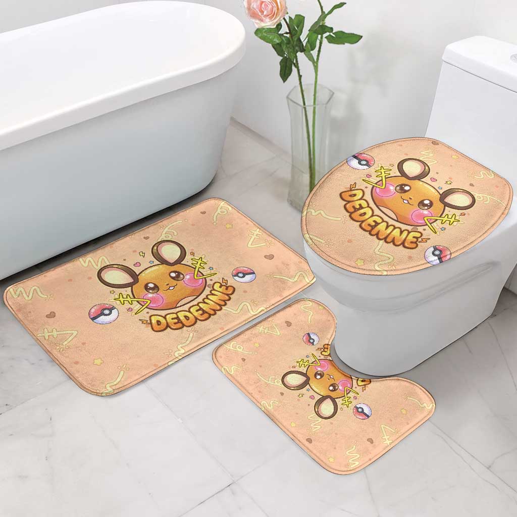 Dedenne Bathroom Set Sweet Electric Berry Pop Art