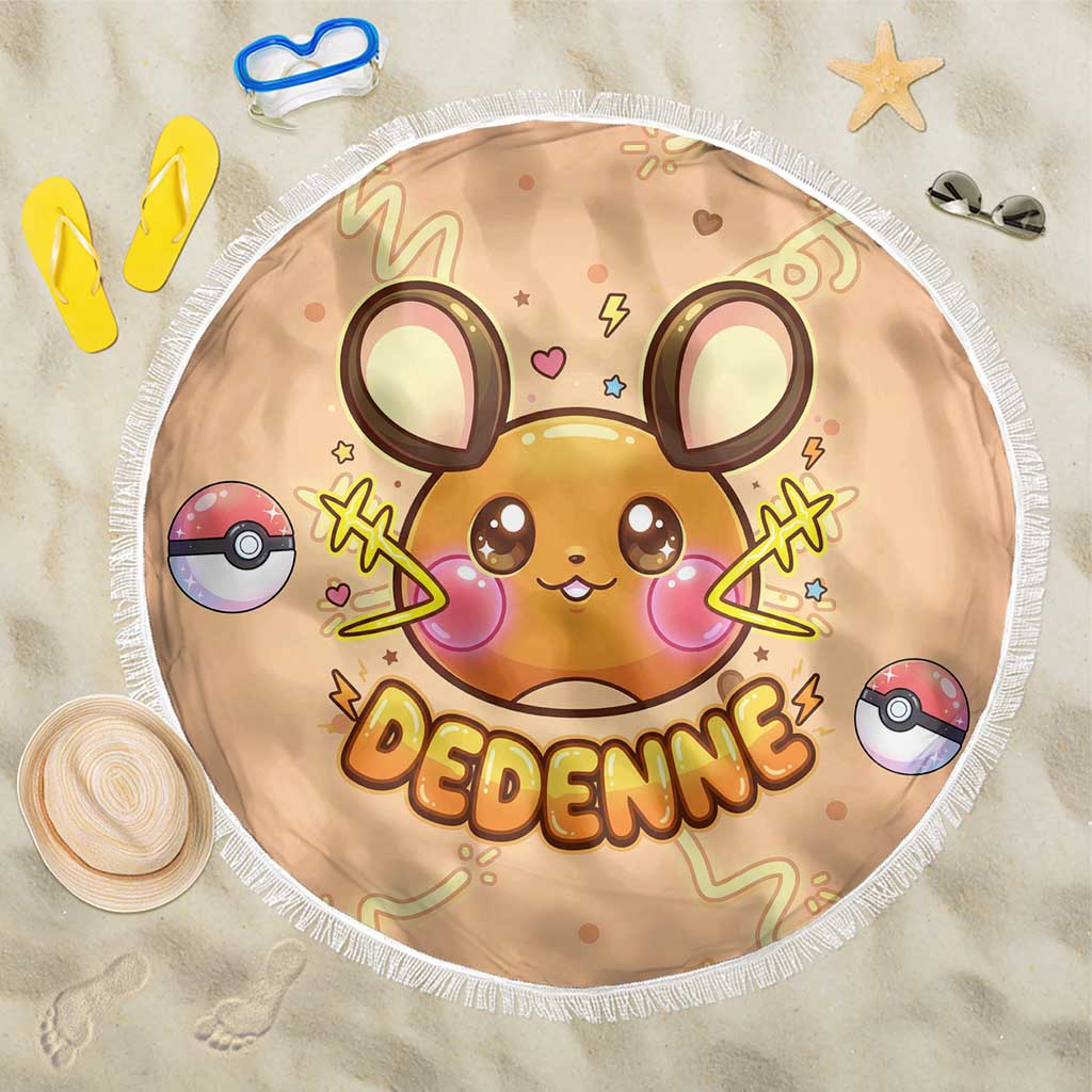 Dedenne Beach Blanket Sweet Electric Berry Pop Art
