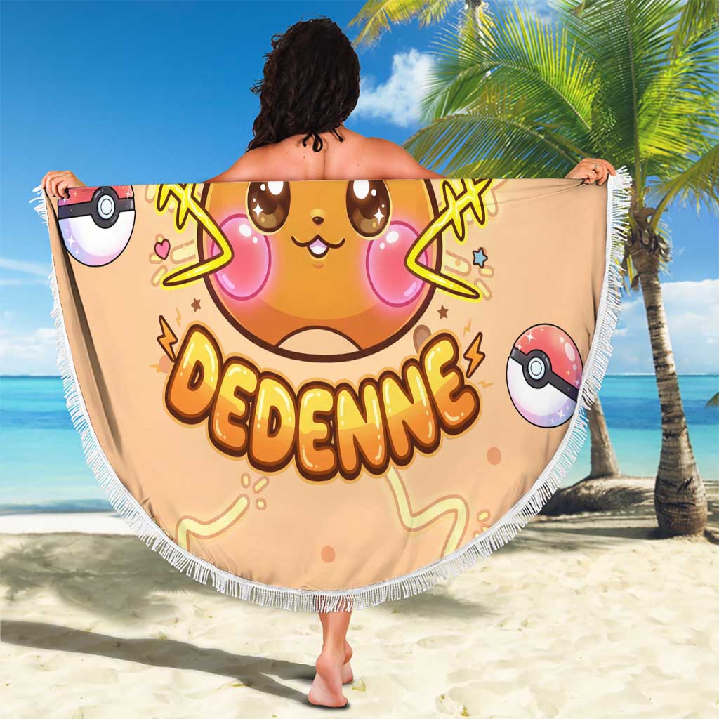 Dedenne Beach Blanket Sweet Electric Berry Pop Art