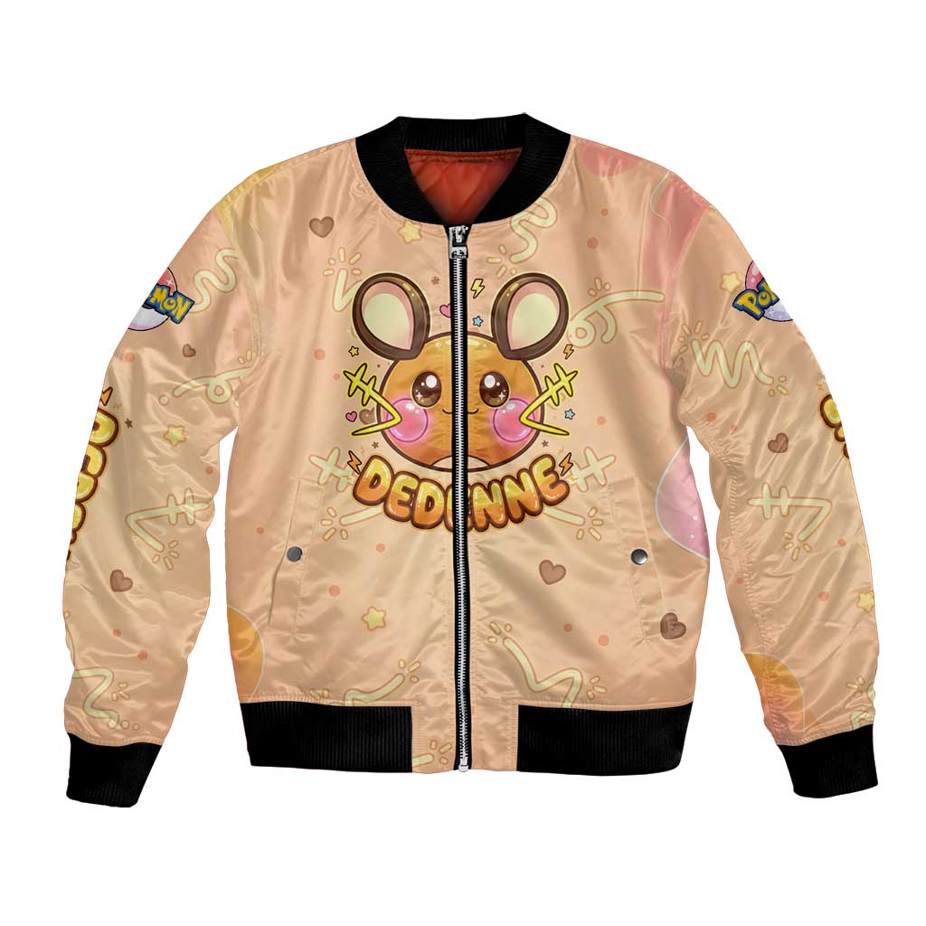 Dedenne Bomber Jacket Sweet Electric Berry Pop Art