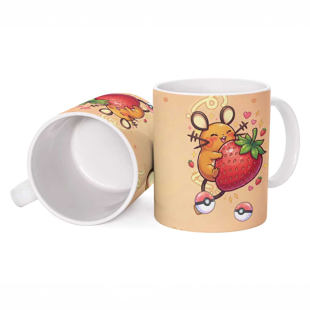Dedenne Ceramic Mug Sweet Electric Berry Pop Art