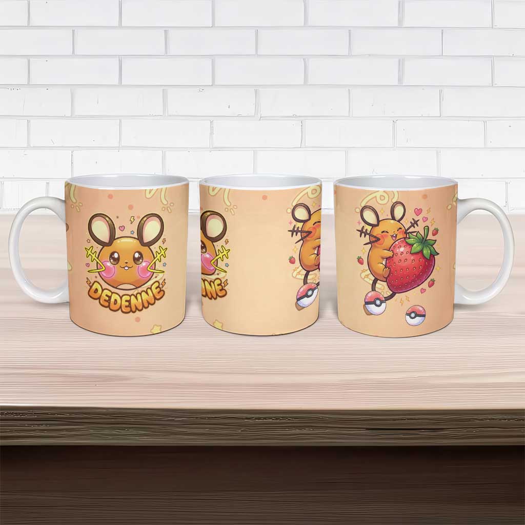 Dedenne Ceramic Mug Sweet Electric Berry Pop Art