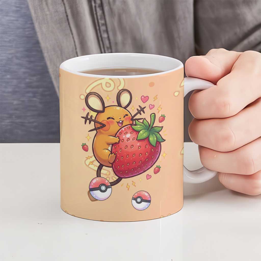 Dedenne Ceramic Mug Sweet Electric Berry Pop Art