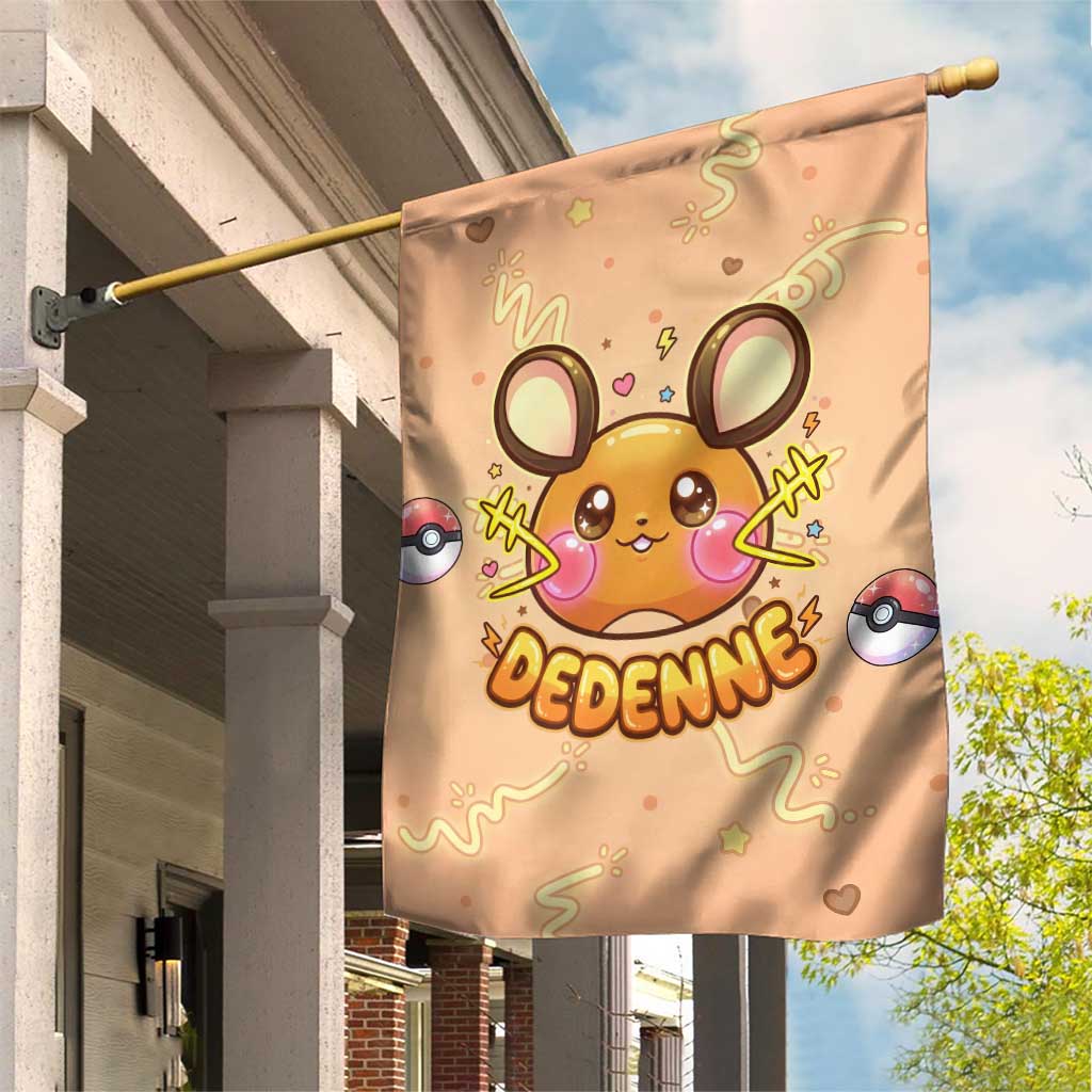 Dedenne Garden Flag Sweet Electric Berry Pop Art