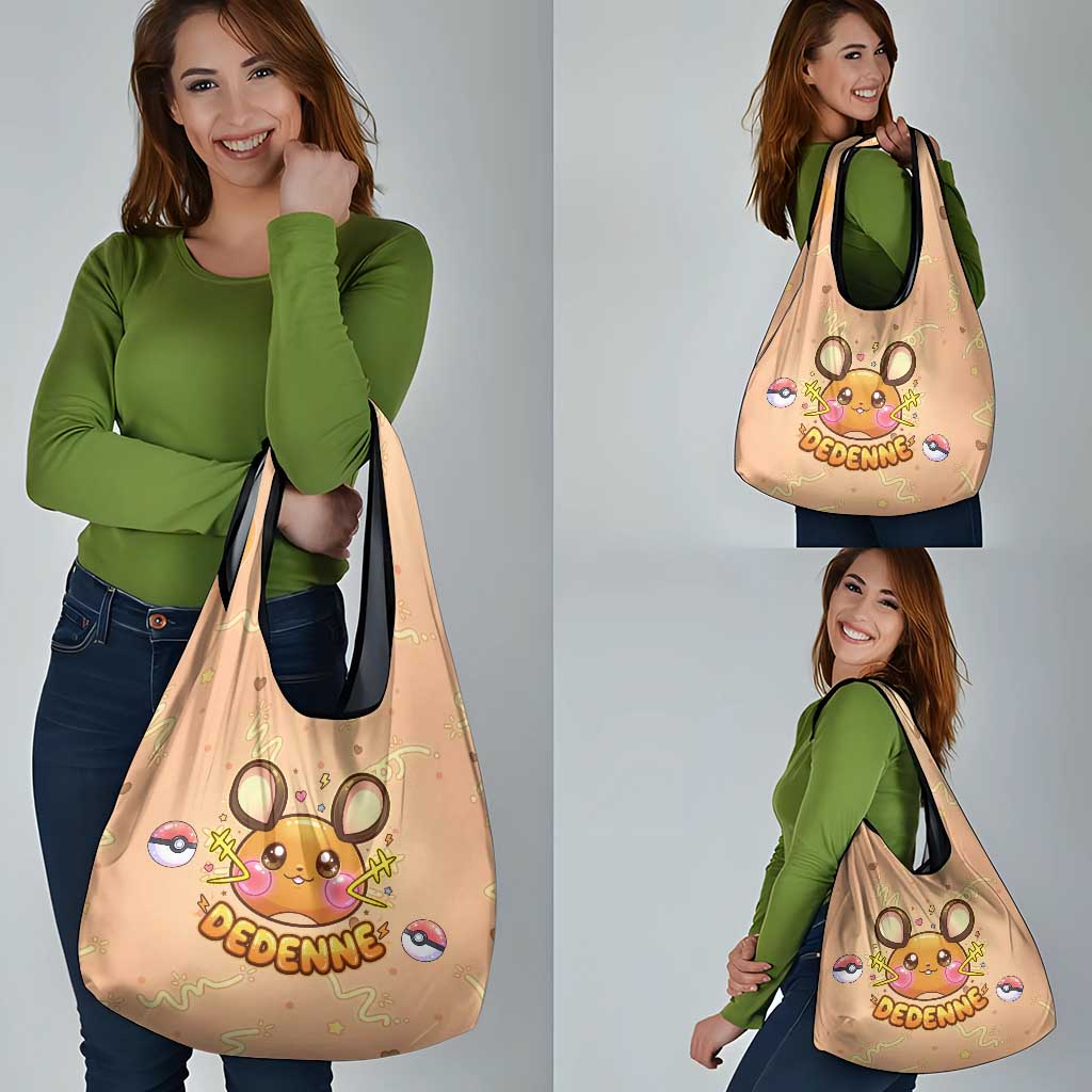 Dedenne Grocery Bag Sweet Electric Berry Pop Art