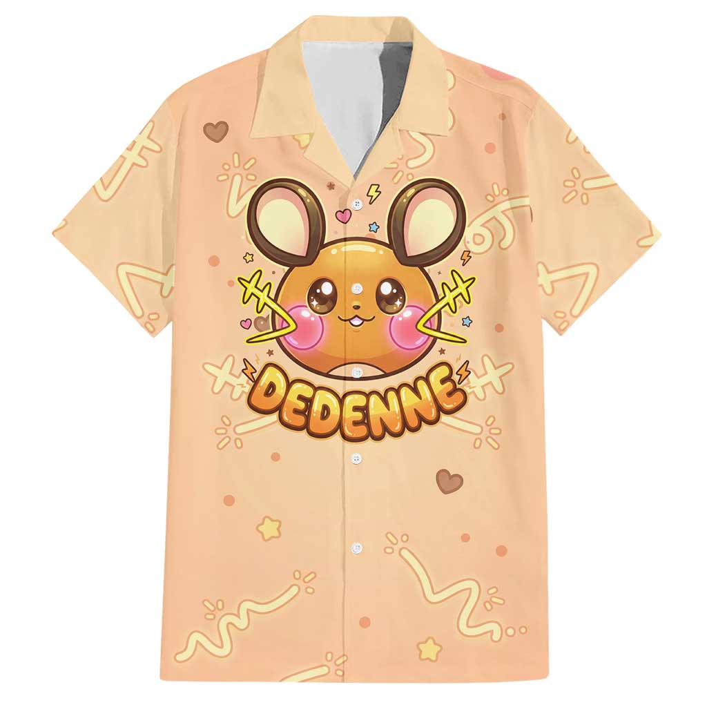 Dedenne Hawaiian Shirt Sweet Electric Berry Pop Art