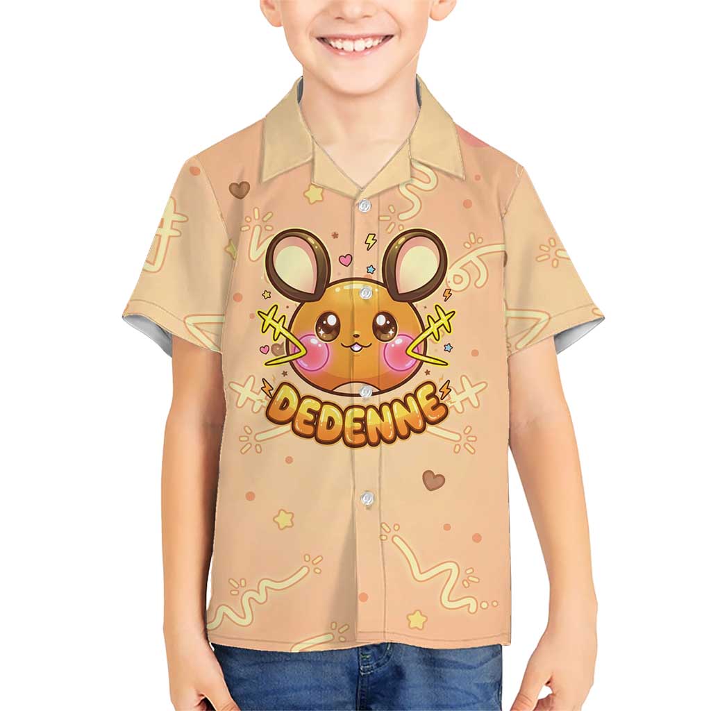 Dedenne Hawaiian Shirt Sweet Electric Berry Pop Art