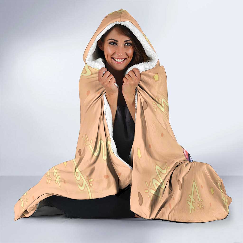 Dedenne Hooded Blanket Sweet Electric Berry Pop Art