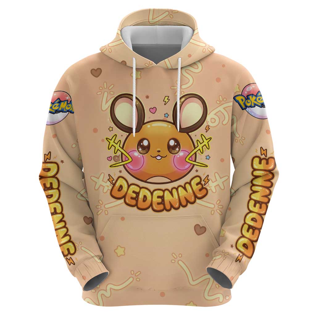 Dedenne Hoodie Sweet Electric Berry Pop Art