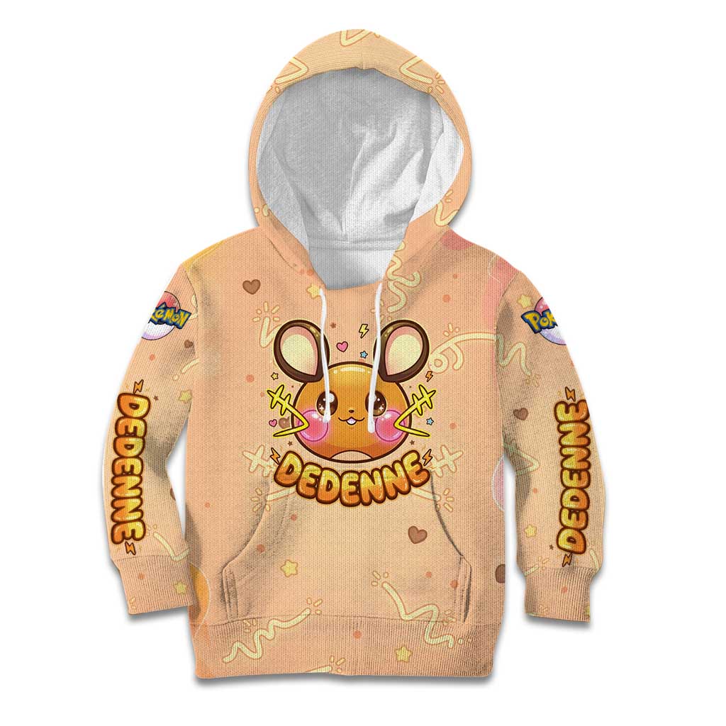 Dedenne Kid Hoodie Sweet Electric Berry Pop Art