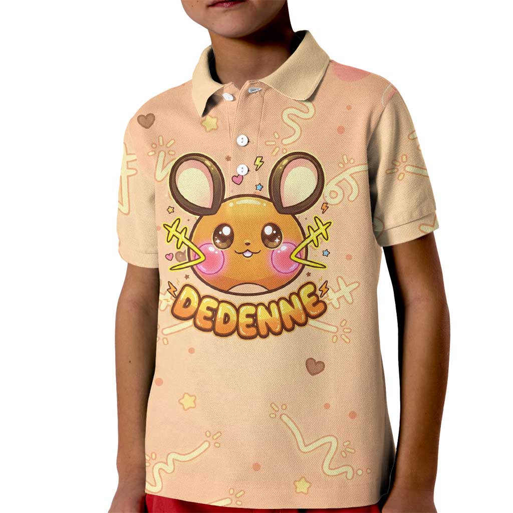 Dedenne Kid Polo Shirt Sweet Electric Berry Pop Art