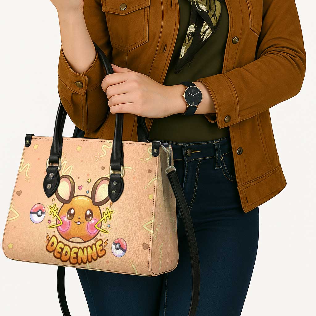 Dedenne Leather Bag Sweet Electric Berry Pop Art