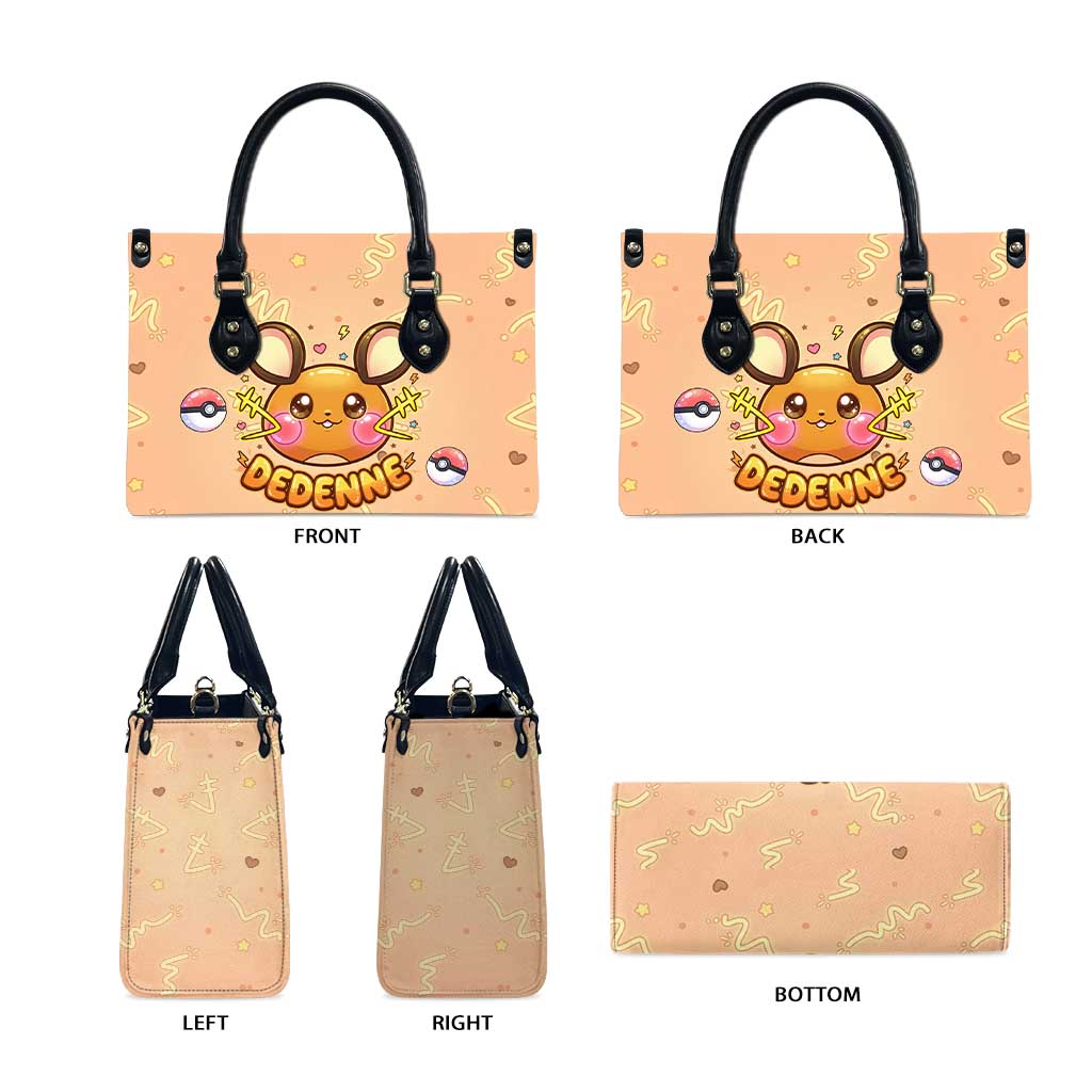 Dedenne Leather Bag Sweet Electric Berry Pop Art