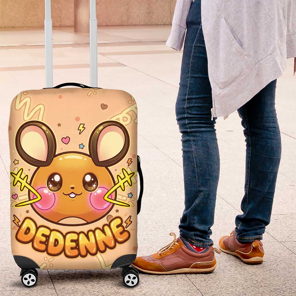 Dedenne Luggage Cover Sweet Electric Berry Pop Art