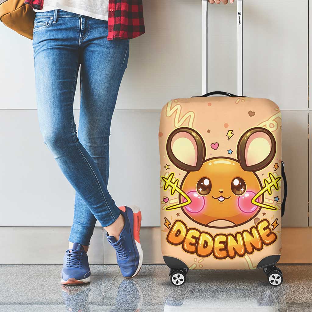 Dedenne Luggage Cover Sweet Electric Berry Pop Art