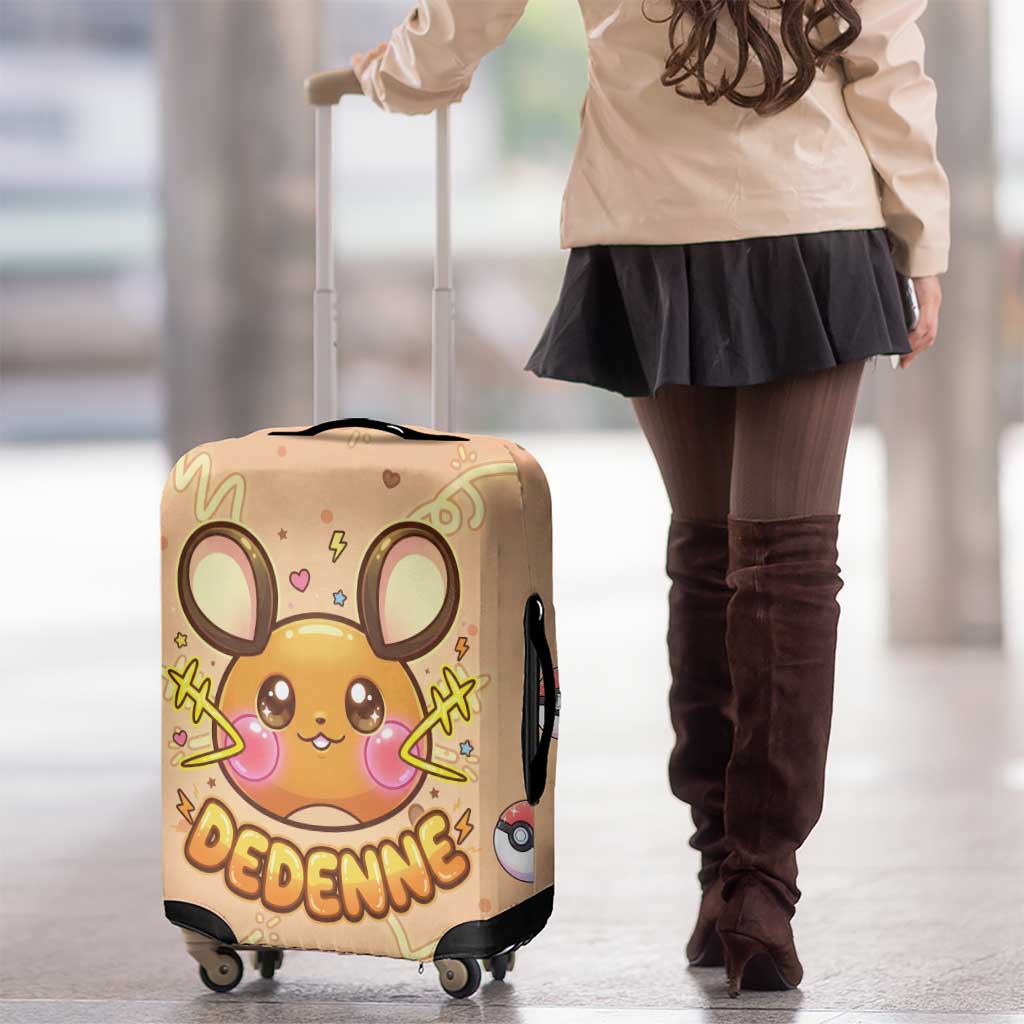 Dedenne Luggage Cover Sweet Electric Berry Pop Art